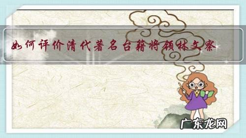 如何评价清代著名台籍将领林文察？