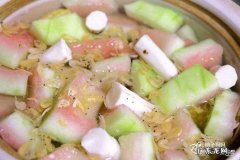 西瓜皮打汤怎么做