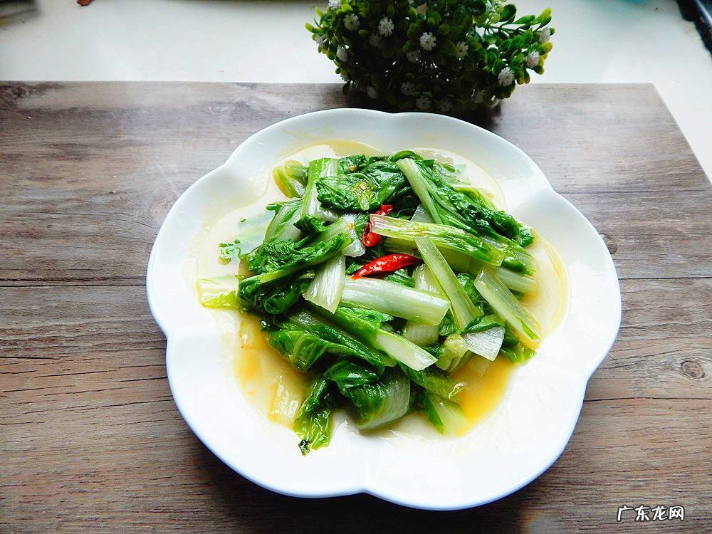 炒油白菜的方法