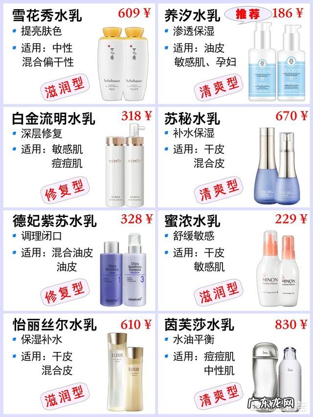 什么水乳更保湿滋润?