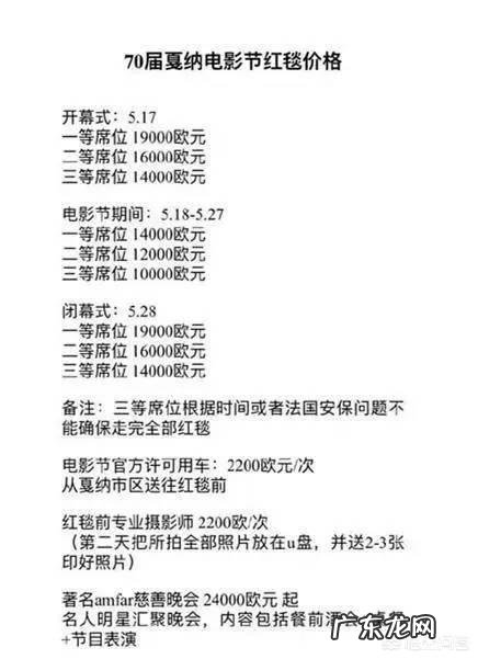 参加戛纳电影节走红毯都需要具备什么条件？为什么网红也能去走红毯？