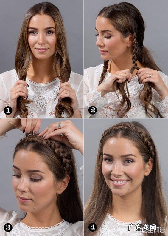 有哪些好看又简单易学的中长发编发教程可以分享?