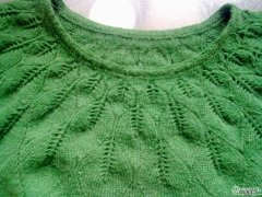 儿童叶子花毛衣织法