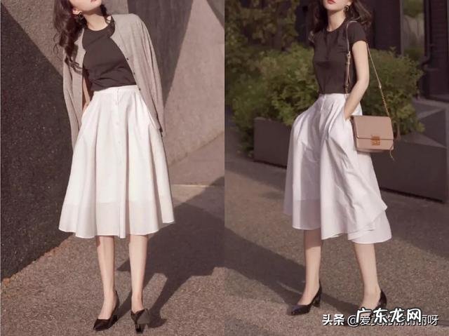 白色长裙怎么搭配上衣?
