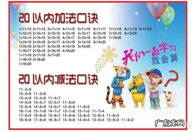 到底要不要让孩子把减法口诀表直接背诵下来?