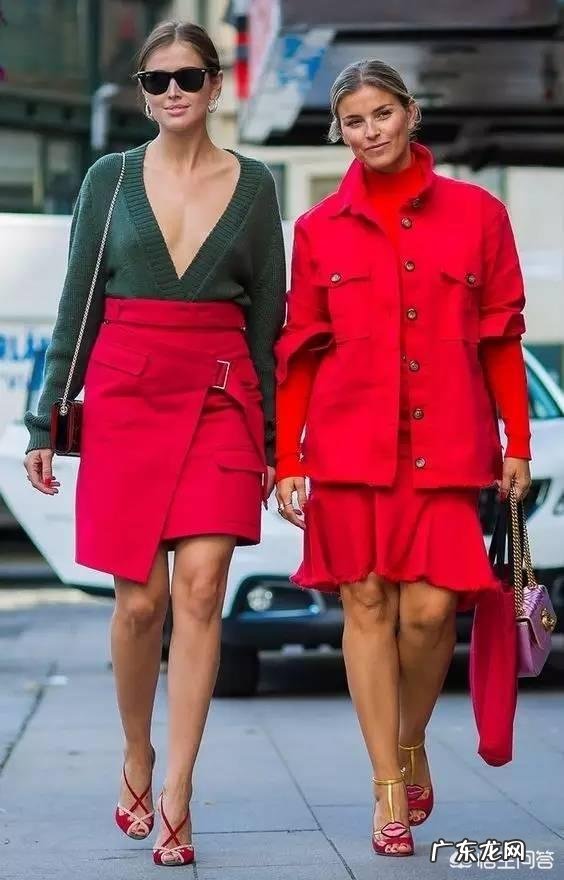 红色半身长裙搭配什么样的上衣好看?