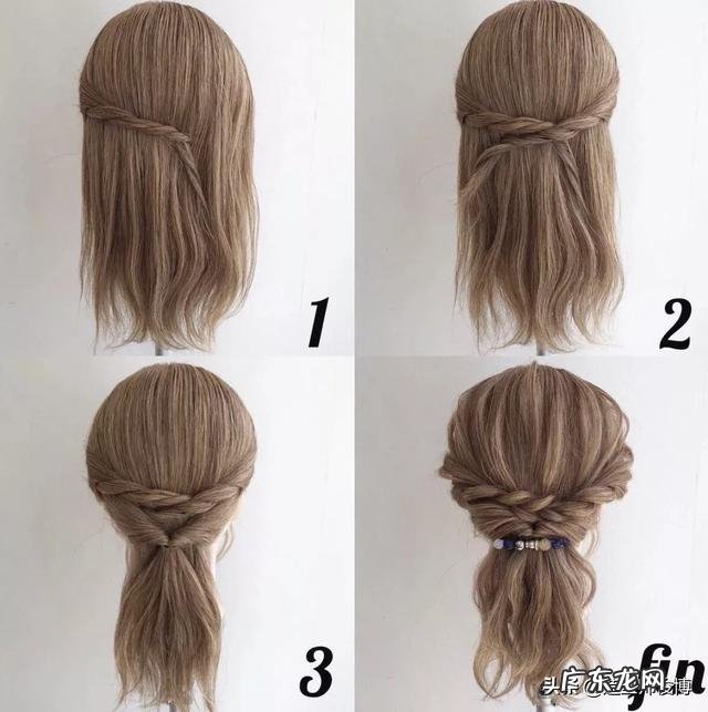 中短发的人该怎样编发？