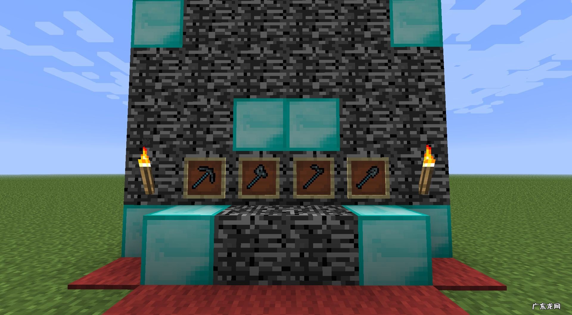 迷你世界如何破基岩