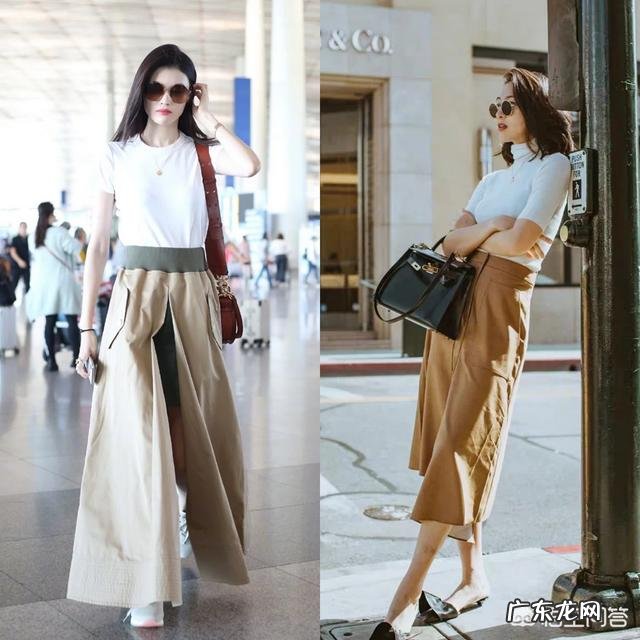 卡其色半身裙可以搭配什么上衣?