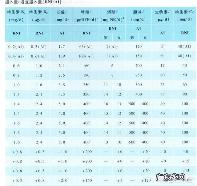 常说的B族维生素都是什么?