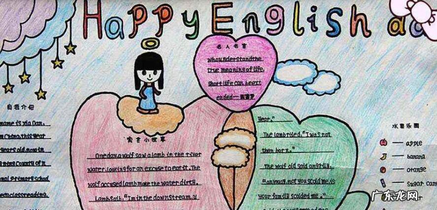 初一英语手抄报内容