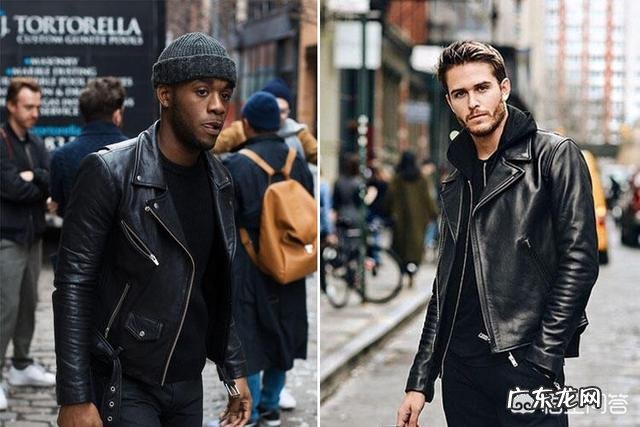 买了一件机车皮夹克，有什么好的穿搭建议吗？