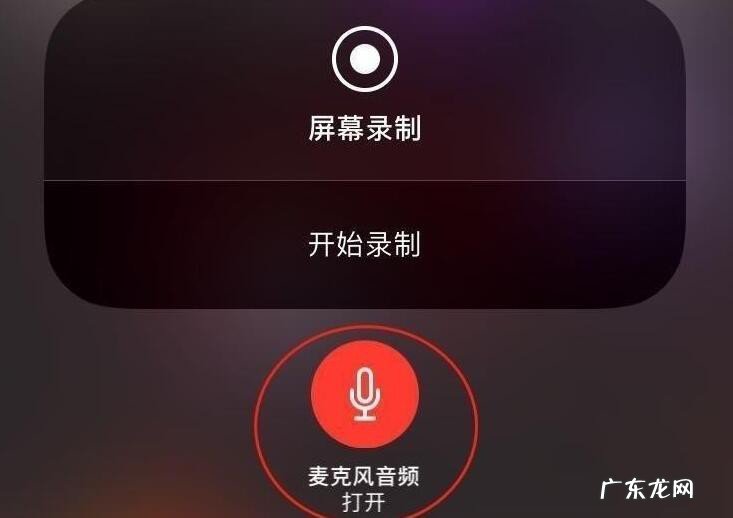 苹果录屏怎么录声音