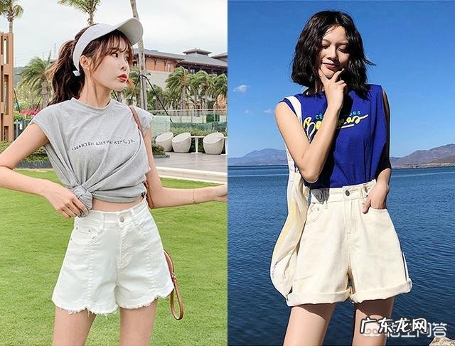 白色阔腿短裤配什么上衣?