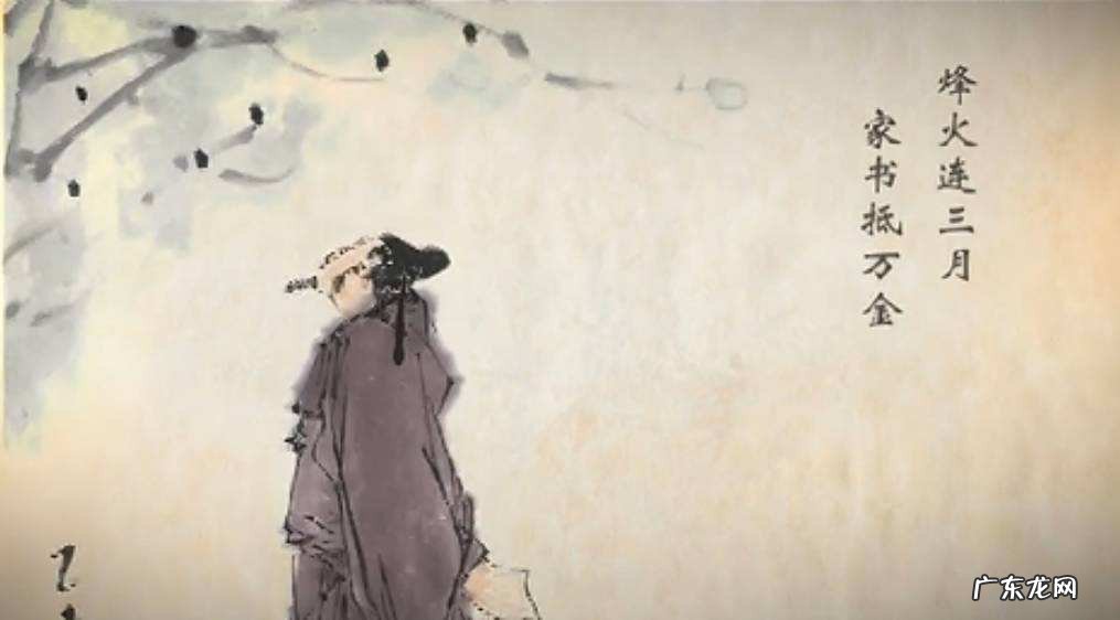 城春草木深这一句诗句的历史背景