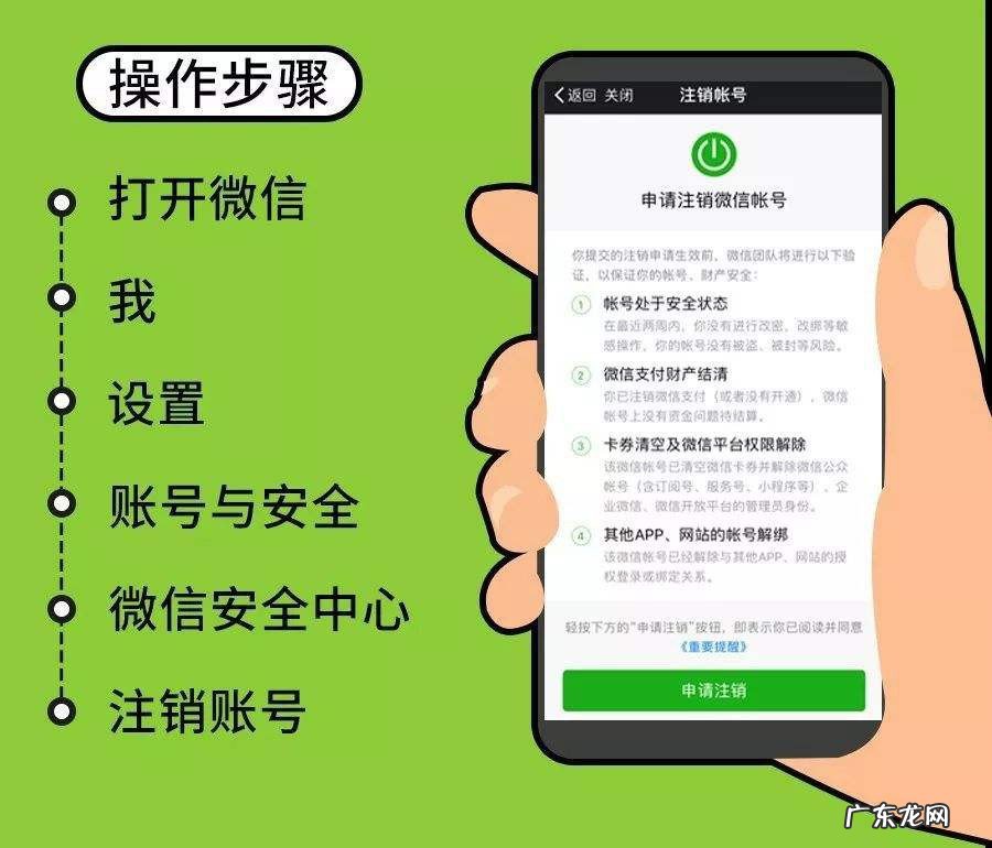 怎么注销微信号