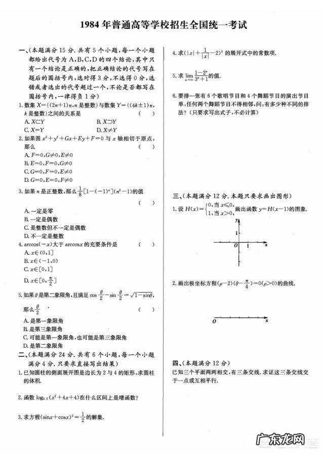 历年高考数学全国卷难度排名前三位的是哪个年份？