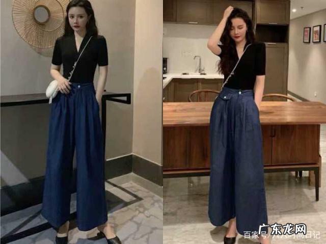 t恤阔腿裤的搭配推荐