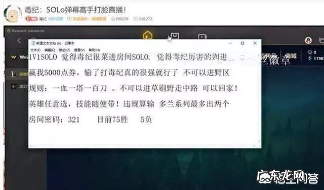 英雄联盟主播和“喷子”刚正面，solo赛输一次5000点券，80场仅输5场，你怎么看？