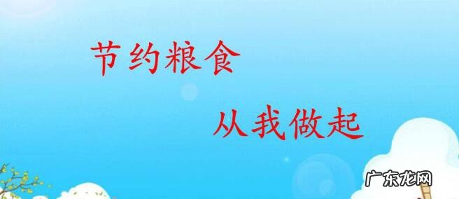 节约粮食的建议