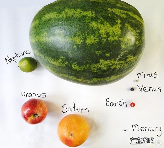 如果太阳像一个西瓜那么大,那太阳系各大行星有多大?