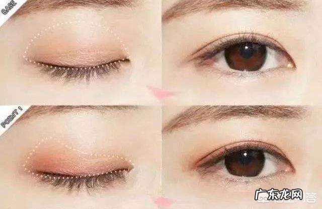 单眼皮有点肿眼泡,如何画眼影呢?
