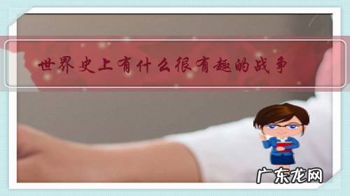 世界有名的战争 世界史上有什么很有趣的战争？