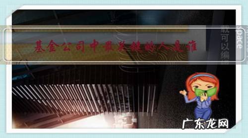 基金经理是机构吗 基金公司中最关键的人是谁?