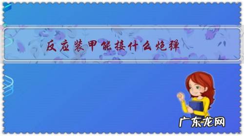 装甲战争火箭炮 反应装甲能接什么炮弹?