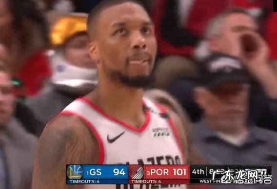 库里逆天37分+三双,格林关键三分,勇士横扫开拓者晋级,开拓者输在那?