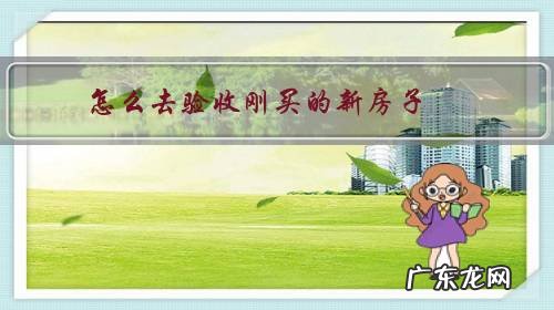 怎么去验收刚买的新房子?