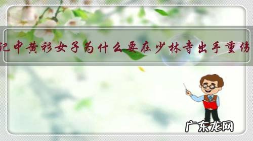 倚天屠龙记中黄衫女子为什么要在少林寺出手重伤周芷若,让峨眉派丢脸呢?这个问题,各位是如何看待的?