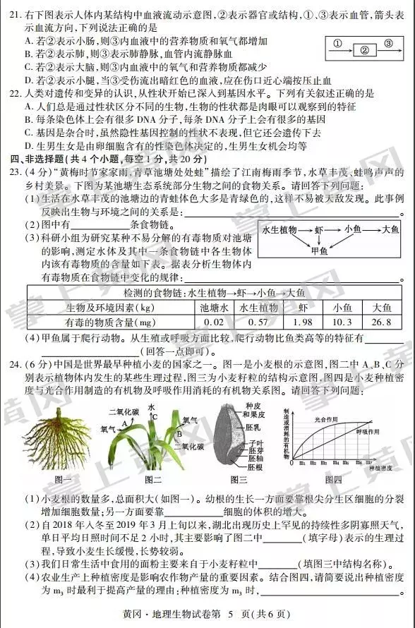 2022黄冈市中考方案 黄冈中考精典答案