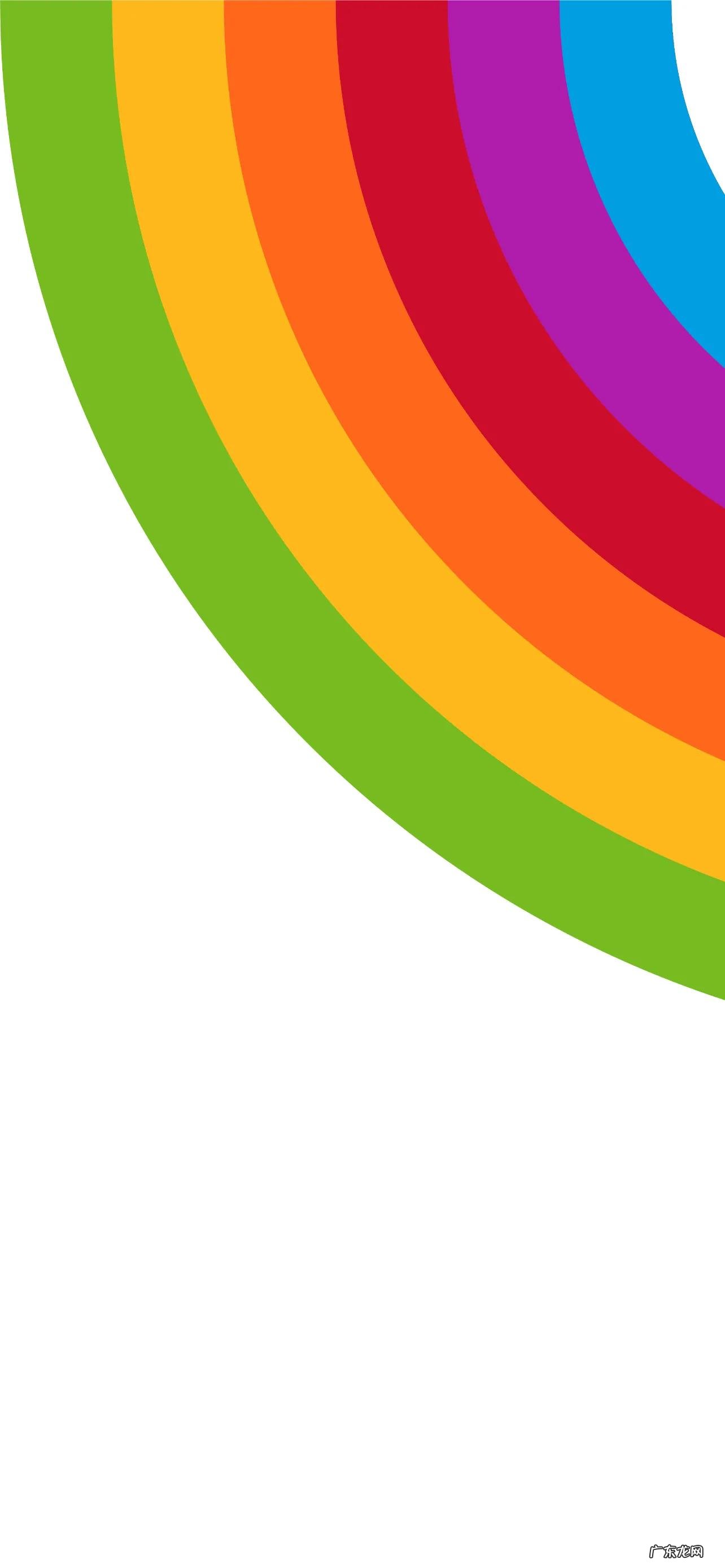 六色彩虹 六色彩虹背景图