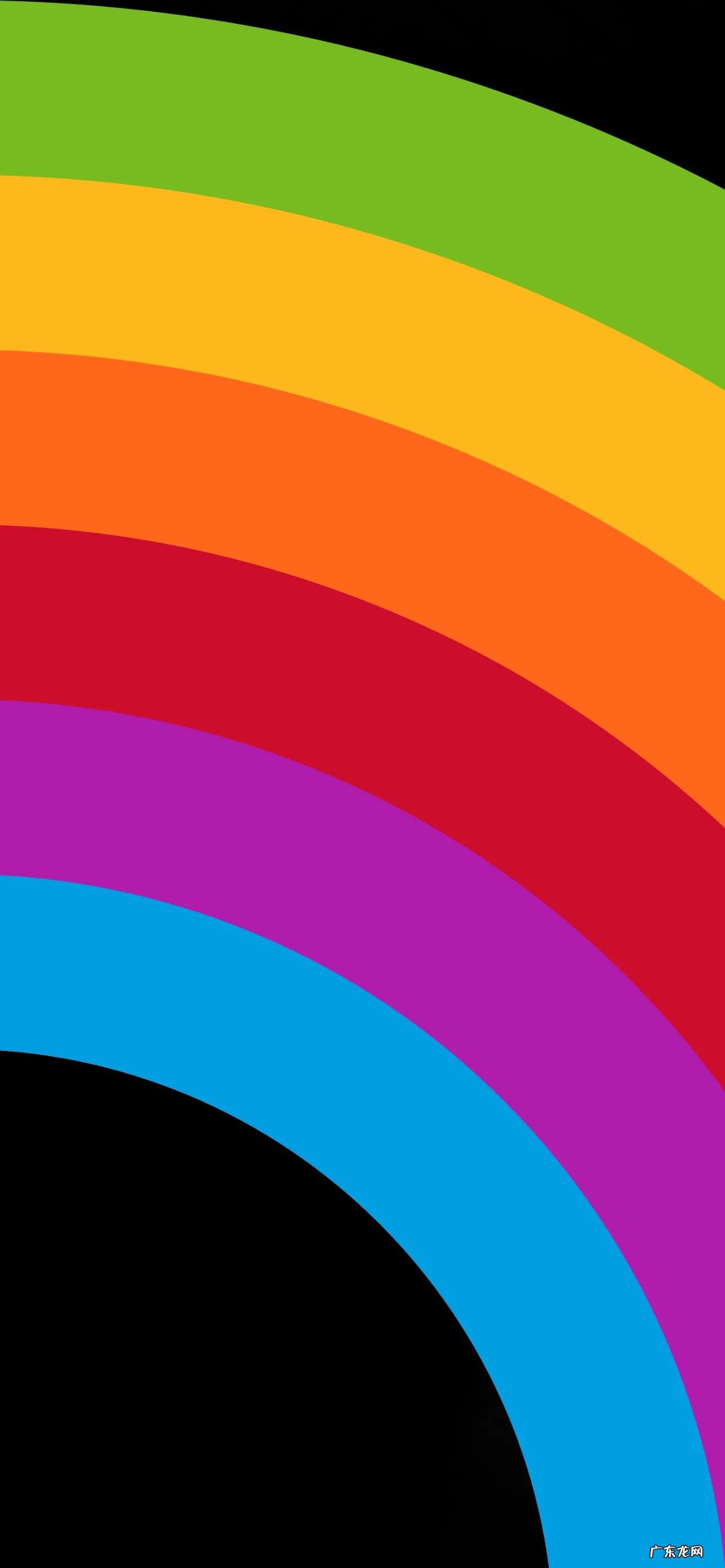 六色彩虹 六色彩虹背景图