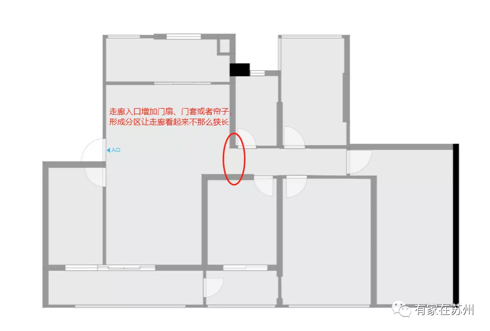 我家大门正对长走廊 大门对家里过道风水破解