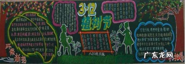 关于植树的黑板报 植树节黑板报模板