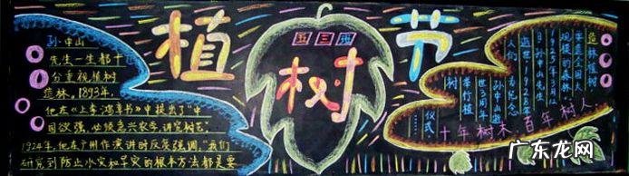 关于植树的黑板报 植树节黑板报模板