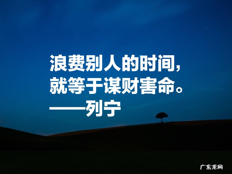 列宁的经典语录 列宁名言名句