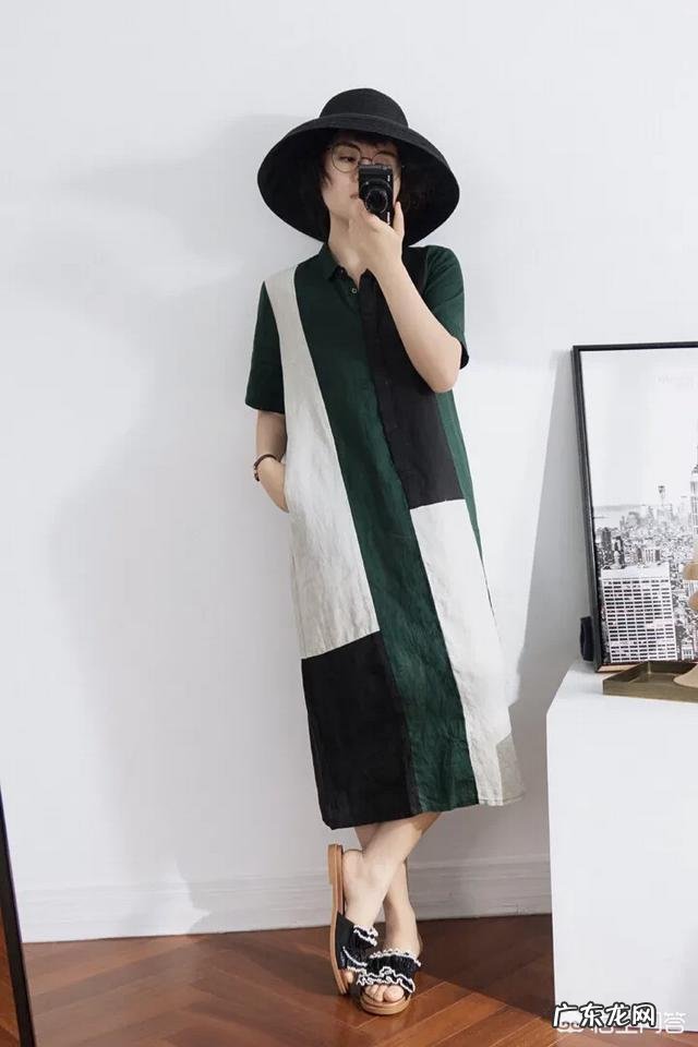 40+的女性微胖，穿中长款棉麻宽松衣服好看吗？