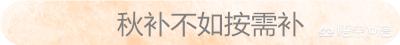 立过秋,还需要“贴秋膘”吗?