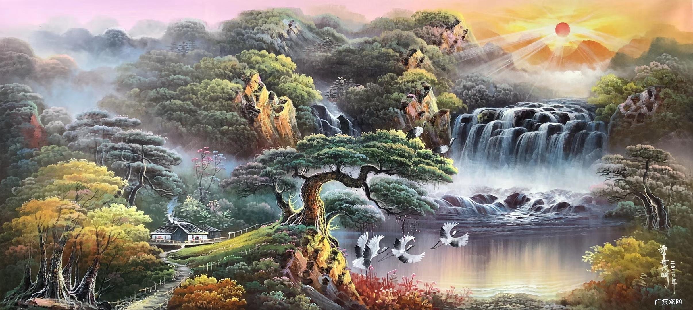 谭其明油画风水作品大全