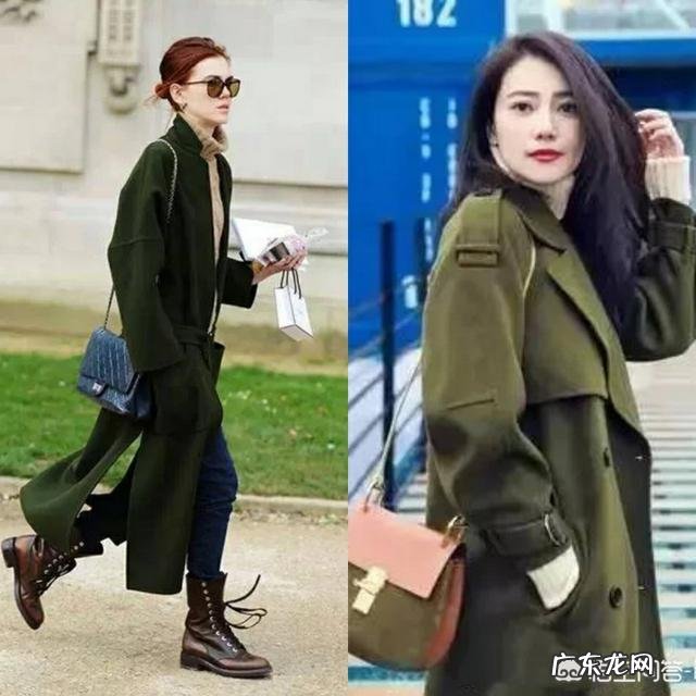墨绿色大衣里面配什么好看?