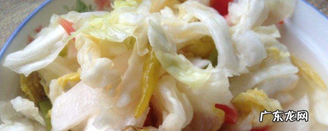 酸辣泡菜的做法大全