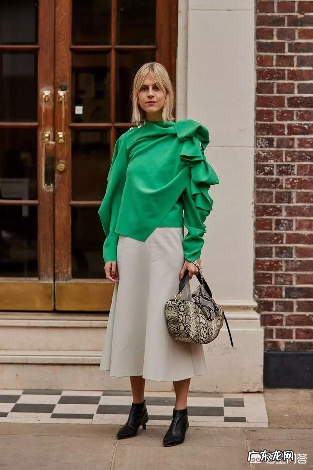 超难穿的绿色,如何穿出高级感?