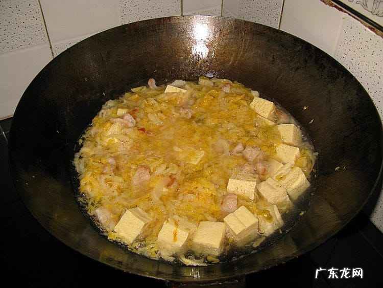 酸菜冻豆腐的做法