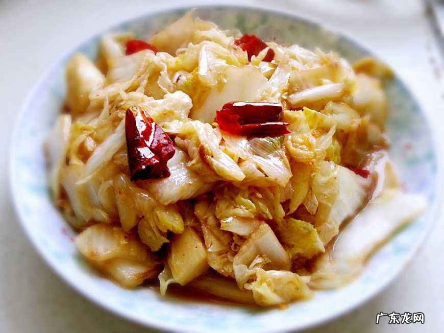 酸辣圆白菜的做法