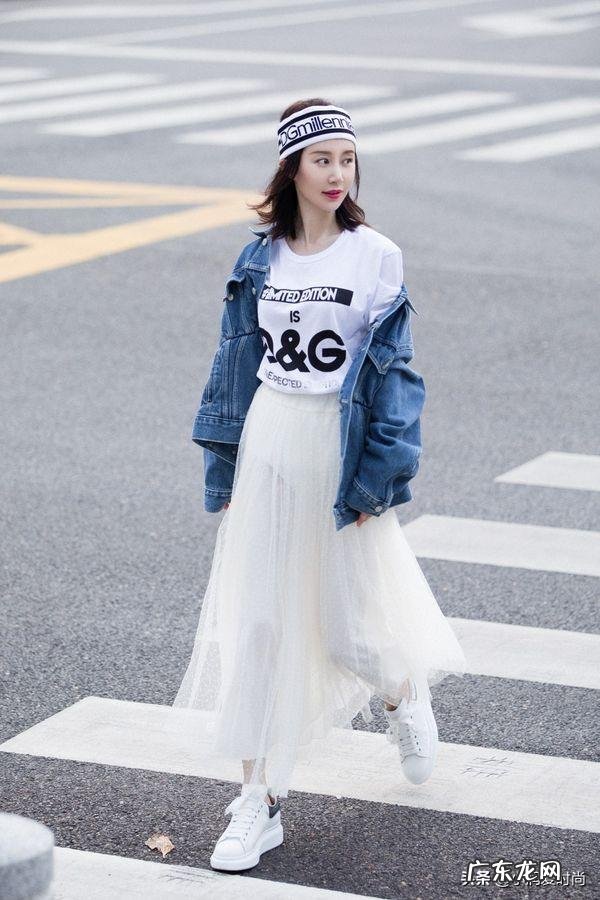 黑色白色纱裙怎么配好看?