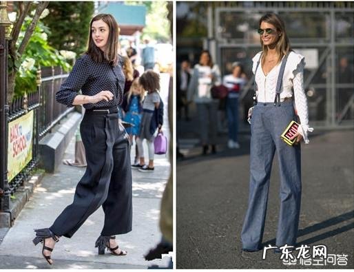 牛仔阔腿裤配什么鞋子?