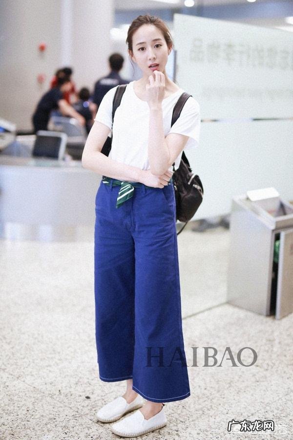 牛仔阔腿裤配什么鞋子?